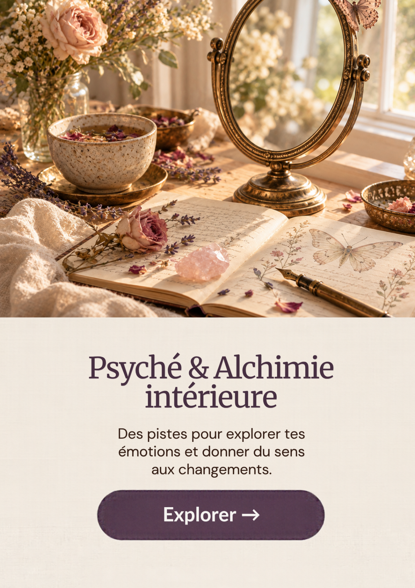 xplorer Psyché & Alchimie intérieure : émotions et changements personnels.