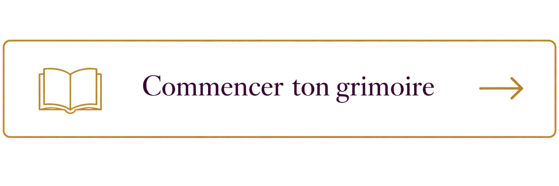 Banniere de lien web doree