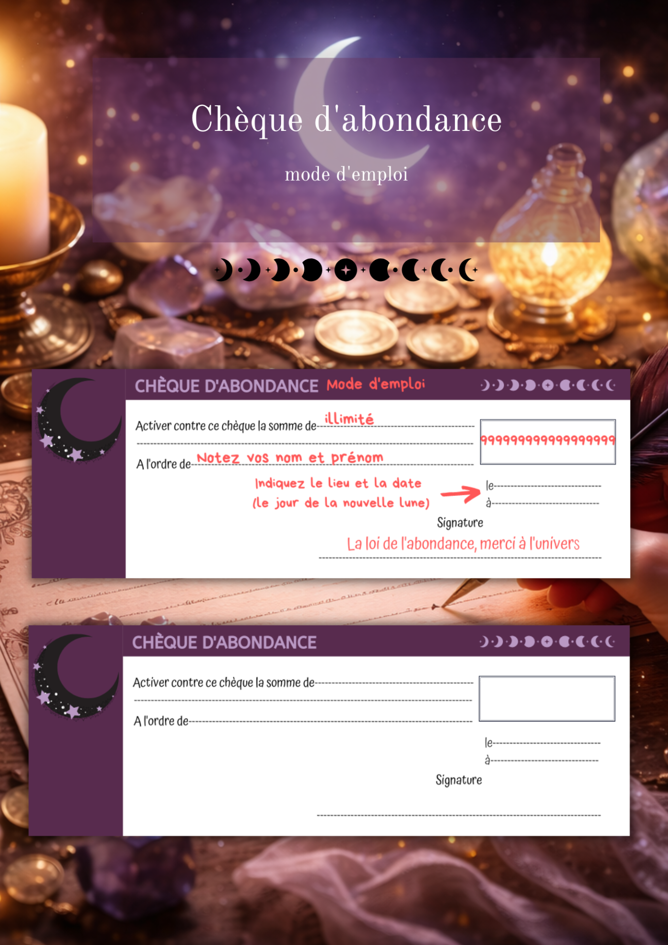 Cheque d abondance 1