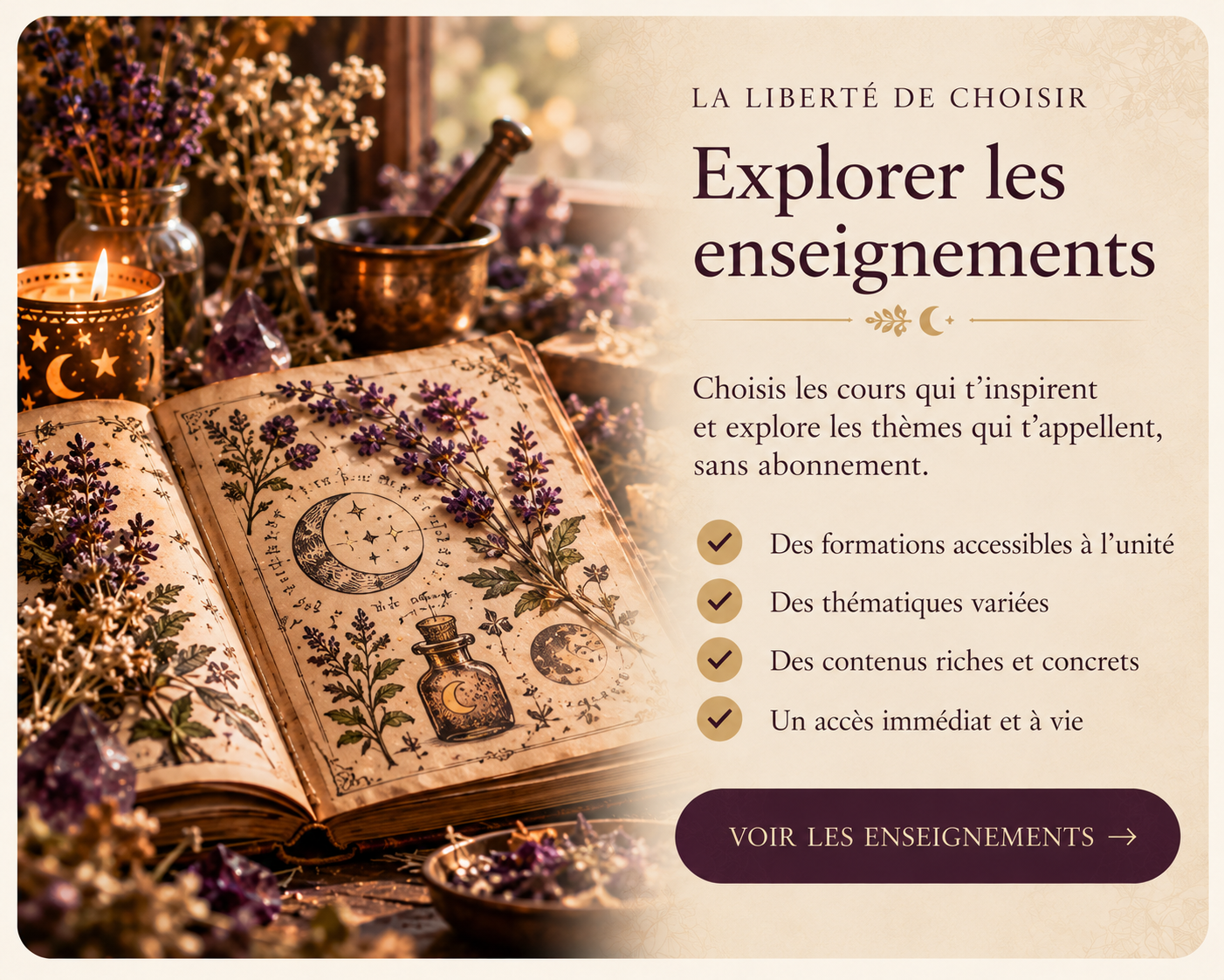 La liberte de choisir enseignements mystiques