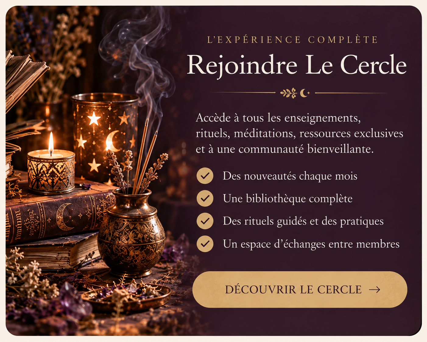 Rejoindre le cercle mystique